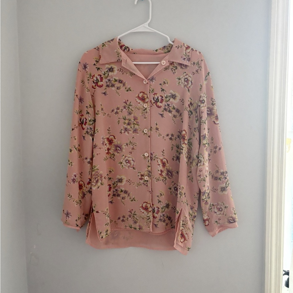 Floral Pink Women's Top